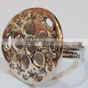Nickel Plated Napkin Ring Base thumbnail-1