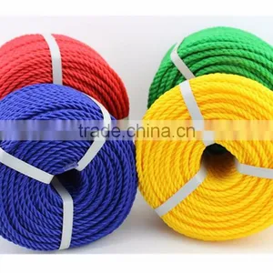 6mm Orange Pe3-strand Rope in Roll,coil,twine,3--strand Pe,pp Twisted Rope thumbnail-3