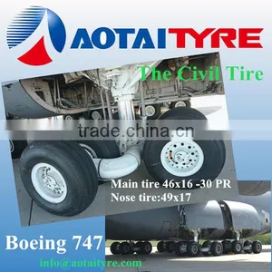 Peace Dove 46x16 -30 PR 49x17 Civil Aircraft Tires thumbnail-1