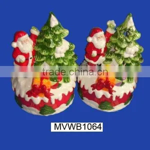 Large Ceramic Santa Decoration thumbnail-1