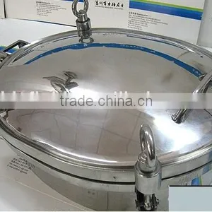 Stainless Steel Oval Flange Quick Open Manhole thumbnail-1