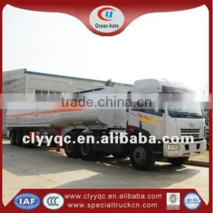 for Sale Truck Hydraulic Oil Tank 3 Axle Tankers, 50cbm Oil Tanker thumbnail-3