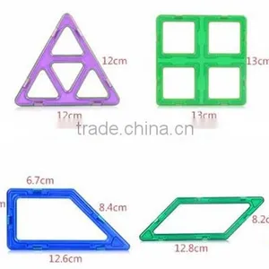 Factory Direct Sell Kids Toy Plastic Magnetic Bulding Blocks With Different Shapes thumbnail-4