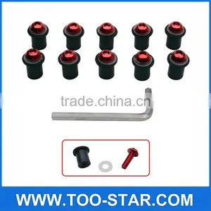 Universal Windscreen Windshield Bolts Screw Kit For Honda Suzuki Yamaha Kawasaki thumbnail-1