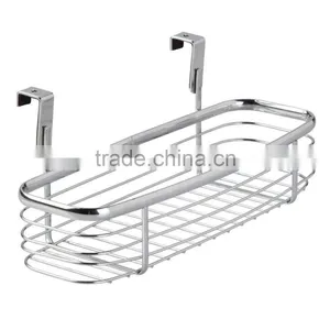 Metal Storage Organizer Basket Over the Cabinet Door Storage Basket thumbnail-1