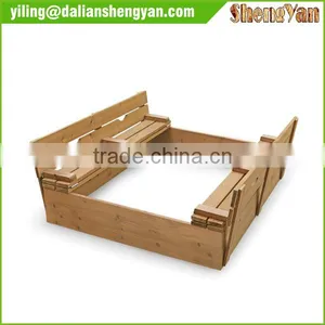 Kids Sandbox , Wooden Sandpit For Children thumbnail-2