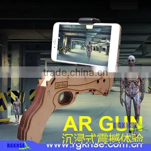 2017 New Design Hot Selling Vr Gun Game Controller Bluetooth Mini vr Gamepad for Smartphone thumbnail-4