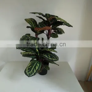 Fake Plant Red Plant Artificial Ornamental Green Plants thumbnail-5