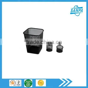 Factory Wholesale Fancy Metal Mesh Office Desk Stationery Set thumbnail-1