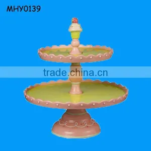 Grasslands Type Beautiful Ceramic Wedding Cake Stand thumbnail-1