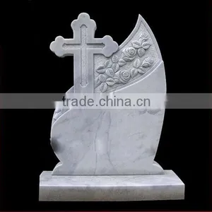 Hand Carved Leaf Natural Stone Tombstone thumbnail-1