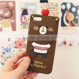 Rubber Silicone Cartoon Phone Case thumbnail-1