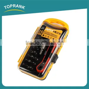 26pcs Ratchet Wrench Screwdriver Set, Mini Screwdriver Wrench Set thumbnail-2