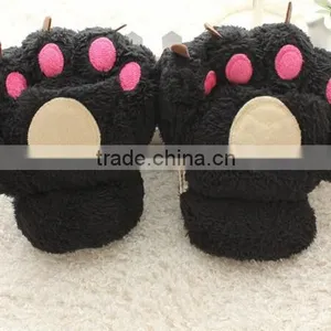 2016 Hallowmas Party Plush Bear Paw Winter Gloves thumbnail-1