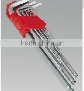SET OF 9 PC EXTRA LONG BALL END HEX KEY thumbnail-1