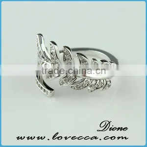 Hotsale Micro Pave Rings Silver, Friendship Rings--- Best Gifts for Good Friends thumbnail-2