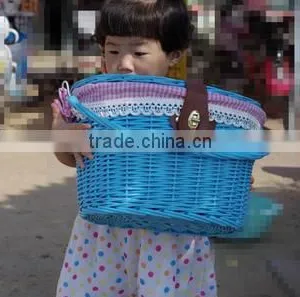 Wicker Hot Sale Shopping Bike Baskets thumbnail-1
