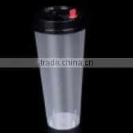 Water Cup PP Cup Plastic Cup 700ML Transparent Drink Cup Disposable Cup Injection With Lid thumbnail-1