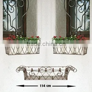 S/3 Metal Wall Plant Holder thumbnail-1