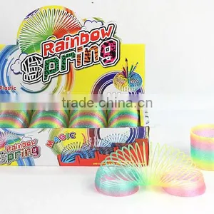Wholesale Kids Educational Toys Plastic Magic Rainbow Spring /hot Sale Promotional Gift Magic Rainbow Circle thumbnail-1