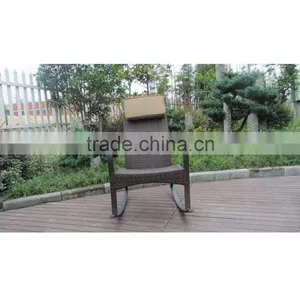 Outdoor Wicker Rocking Chair thumbnail-4