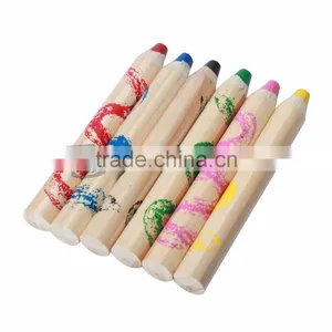 Wholesale School Stationery Jumbo Wooden Pastel Crayon thumbnail-2