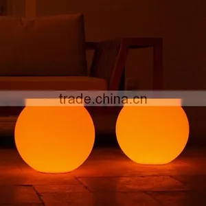 Polyethylene Outdoor Furniture Battery Powered Moon Light Ball Hanging Sphere thumbnail-5