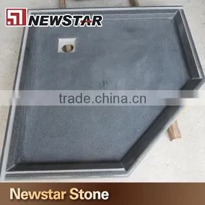 G654 Shower Base Black Stone Shower Tray Granite Shower Pans thumbnail-2