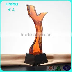 High Quantity Blue Crystal Pegasus Trophy Crystal Sport Trophy for Business Gifts thumbnail-5
