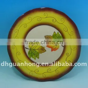 Dolomite Ceramic Round Color Plate thumbnail-1