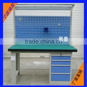 High Quality Industrial Metal Workbench With MDF /Stainless/ Wood Top thumbnail-6
