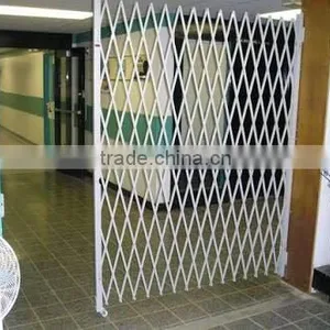 Safey Folding Steel Frame Security Door Adjustable Fence for Warehouse, House thumbnail-6