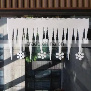 Cheap 2pcs White Snowflake Ice Strip Christmas X'mas Window Decoration Ornament Party thumbnail-1