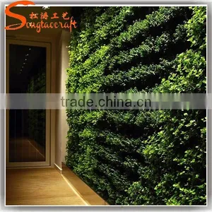 Cheap Plastic Artificial Leaf Wall Garden Green Wall thumbnail-2