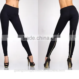 Wholesale Cheap Price High Quality Winter Candy Color Skinny Tight Zip Legging Stretch Pant Slim Jeggings Pencil Trouser thumbnail-4