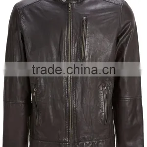 ALIKE pu Biker Jacket for Men thumbnail-1