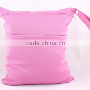 Washable and Reusable Double Pocket Cloth Nappy Baby Wetbag thumbnail-1