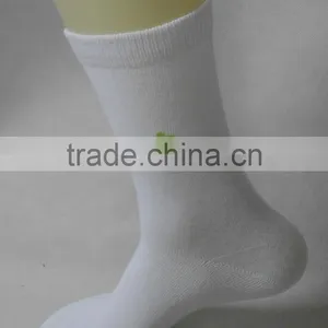 Fancy White Thin Cotton Socks With Logo thumbnail-1