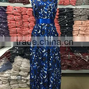 2016 Latest New Selling Printed Halter Sleeveless Formal Long Dress thumbnail-4