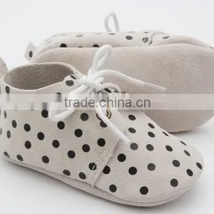 Dark Spot Cheap Leather Shoes Leather Flat Infant Shoes thumbnail-3