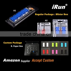 Custom Shoe Lace Locks Closures - NO TIE Shoelaces Lock Lace Buckles - Easy Shoe Laces Kids No Lace Shoes - 10 Colors thumbnail-6