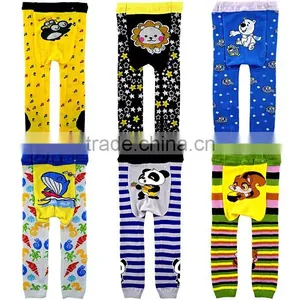 New Arrival Kids Leggings Bright Color Part Children Knitted Pants For Party Baby Pants SC40822-19 thumbnail-1
