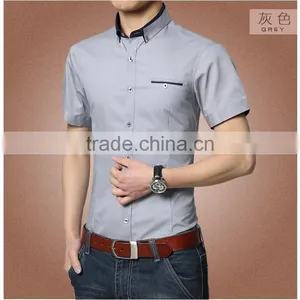 2015 Hot Sale Fashion Style Shirts Design for Men thumbnail-2