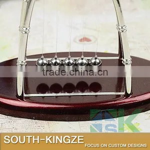 Oval Metal Kinetic Newton's Cradle, Theorem of Momentum Instrument thumbnail-4