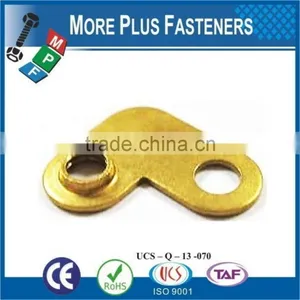 Made in Taiwan Stamping Parts For Connector Brass Material Custom Made Stamping Part thumbnail-1