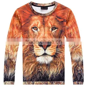 Long Sleeve T Shirt With 3D Full Printing for Wholesale thumbnail-2