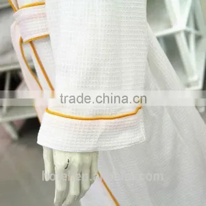 Chinese Products Waffle Bath Robe With Embroidery Logo thumbnail-3