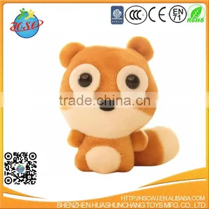 AMUSE Plush Brushy Rolly Brown and White Cuddly Hamster Animal Toy for Xmas thumbnail-3