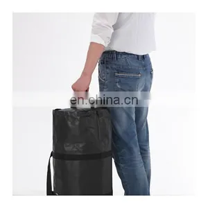 Wholesale 100% Polypropylene Black Duffel Bag Backpack 2017 thumbnail-3
