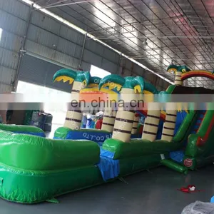 Outdoor Giant Inflatable Water Slide Inflatable Water Slide With Pool for Kids thumbnail-4